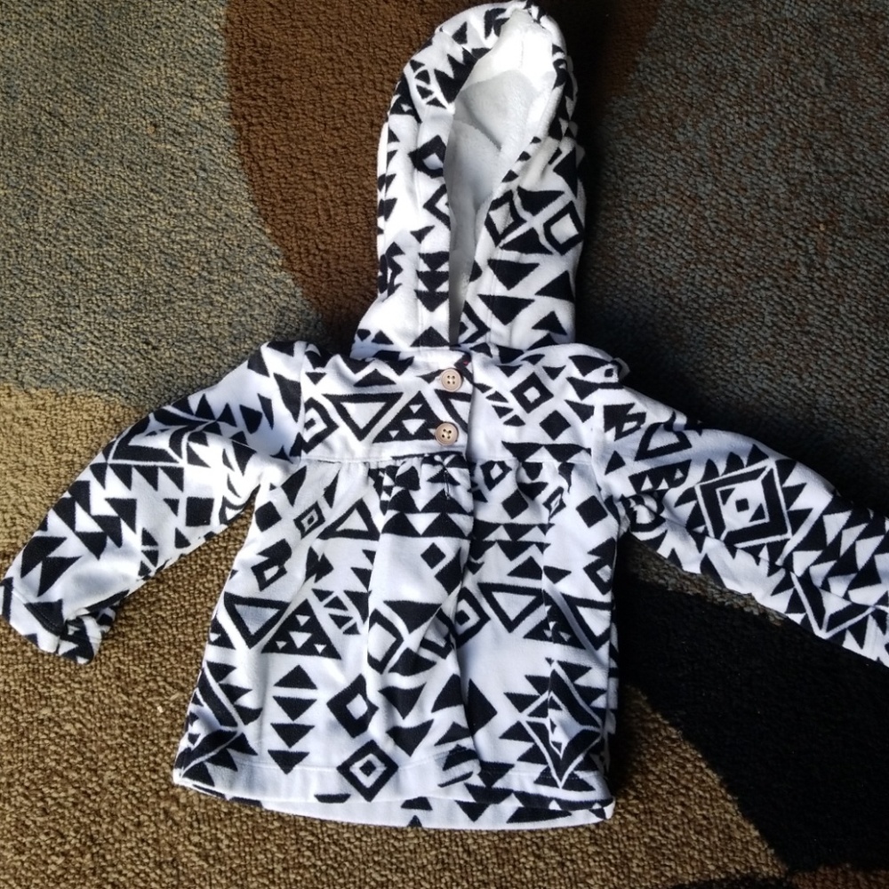 fleece hooded jacket